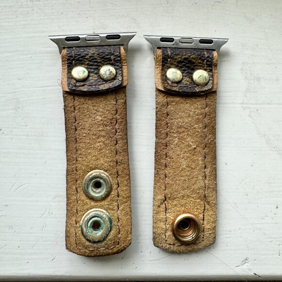 Spark*l Band - Upcycled Louis Vuitton Apple watch band - Picture 3 of 4